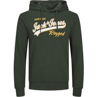 Jack & Jones Hoodie mit großem Label-Print auf Brusthöhe von jack & jones