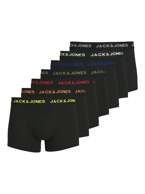 Jack & Jones JACBASIC TRUNKS 7 PACK NOOS Boxershort schwarz in XXL von jack & jones