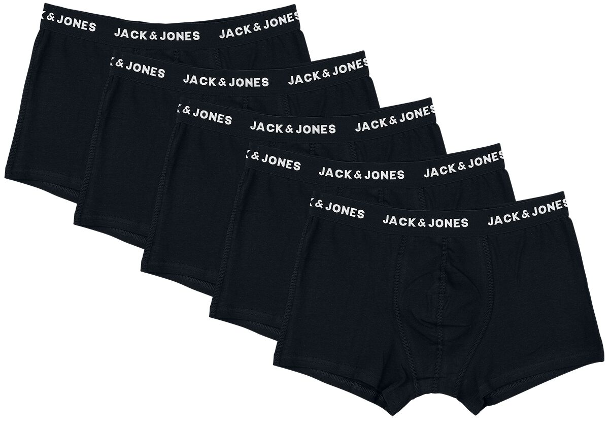 Jack & Jones JACHUEY TRUNKS 5 PACK Boxershort schwarz in XXL von jack & jones
