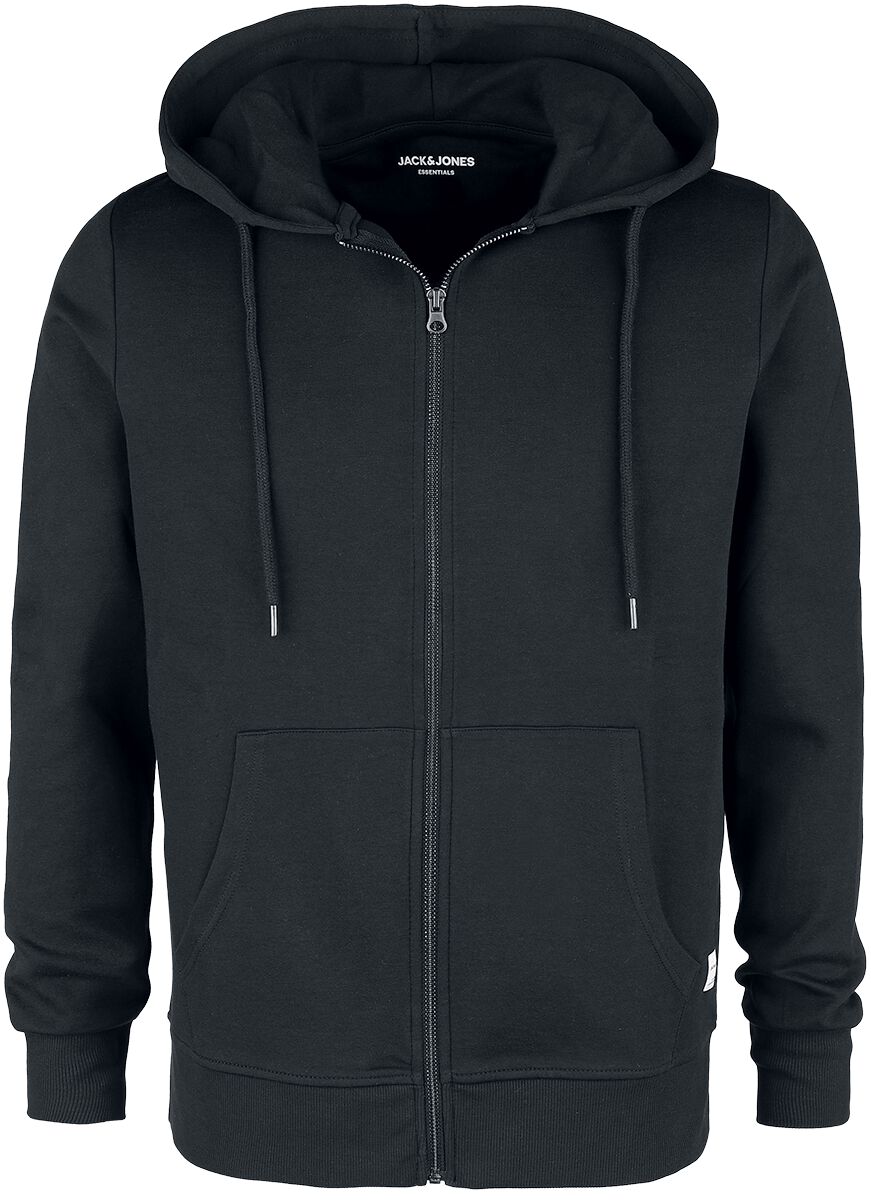 Jack & Jones JJEBASIC Kapuzenjacke schwarz in XXL von jack & jones