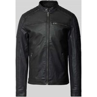 Jack & Jones Jacke in Leder-Optik Modell 'JEROCKY' in Black, Größe XL Jack & Jones Jacke in Leder-Optik Modell 'JEROCKY' in Black, Größe XL von jack & jones