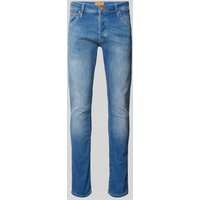 Jack & Jones Jeans mit 5-Pocket-Design Modell 'GLENN' in Jeansblau, Größe 28/32 von jack & jones