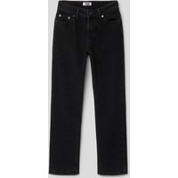 Jack & Jones Jeans mit Label-Patch Modell 'CLARK' in Black, Größe 140 von jack & jones