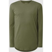 Jack & Jones Longsleeve aus Bio-Baumwolle Modell 'Noa' in Oliv, Größe L von jack & jones