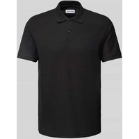 Jack & Jones Poloshirt mit Label-Stitching Modell 'AUSTIN' in Metallic Rot, Größe XXL von jack & jones