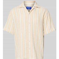 Jack & Jones Regular Fit Freizeithemd mit Resortkragen Modell 'COBA' in Apricot, Größe XXL von jack & jones