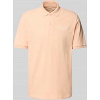 Jack & Jones Regular Fit Poloshirt mit Knopfleiste Modell 'MAKOTO' in Apricot, Größe XXL von jack & jones