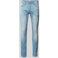 Jack & Jones Slim Fit Jeans im 5-Pocket-Design Modell 'GLENN' in Hellblau, Größe 33/32 von jack & jones