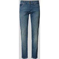 Jack & Jones Slim Fit Jeans im 5-Pocket-Design Modell 'GLENN' in Jeansblau, Größe 28/30 von jack & jones