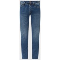 Jack & Jones Slim Fit Jeans mit Stretch-Anteil Modell 'Glenn' in Jeansblau, Größe 33/34 von jack & jones