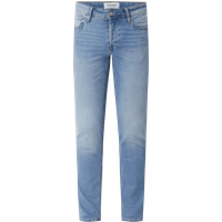 Jack & Jones Slim Fit Jeans mit Stretch-Anteil Modell 'Glenn' in Jeansblau, Größe 36/34 von jack & jones