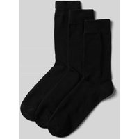 Jack & Jones Socken mit Stretch-Anteil Modell 'RAFAEL' im 3er-Pack in Black, Größe One Size von jack & jones