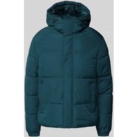 Jack & Jones Steppjacke mit Kapuze Modell 'BRADLEY' in Petrol, Größe XXL von jack & jones