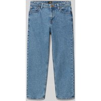 Jack & Jones Straight Leg Jeans im 5-Pocket-Design Modell 'CHRIS' in Blau, Größe 176 von jack & jones