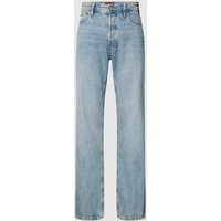 Jack & Jones Straight Leg Jeans im 5-Pocket-Design Modell 'CHRIS' in Jeansblau, Größe 36/32 von jack & jones