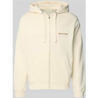 Jack & Jones Sweatjacke mit Känguru-Tasche und Reißverschluss in Offwhite, Größe XXL Jack & Jones Sweatjacke mit Känguru-Tasche und Reißverschluss in Offwhite, Größe XXL von jack & jones