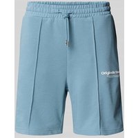 Jack & Jones Sweatshorts mit Label-Detail Modell 'KANE' in Petrol, Größe L von jack & jones