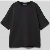 Jack & Jones T-Shirt mit Label-Stitching Modell 'KIDD' in Black, Größe 140 von jack & jones