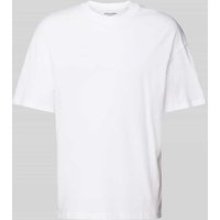 Jack & Jones T-Shirt mit geripptem Rundhalsausschnitt Modell 'BRADLEY' in Weiss, Größe XXL von jack & jones