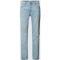 Jack & Jones Tapered Fit Jeans im 5-Pocket-Design Modell 'MIKE' in Jeansblau, Größe 36/34 von jack & jones