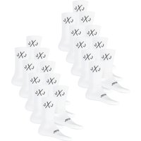 Jack & Jones Tennissocken Herren Schwarz Weiß One Size JACDIRECT TENNIS SOCK 20er Pack von jack & jones