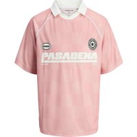 Jack & Jones Trikot-Shirt mit gummierten Motiven von jack & jones