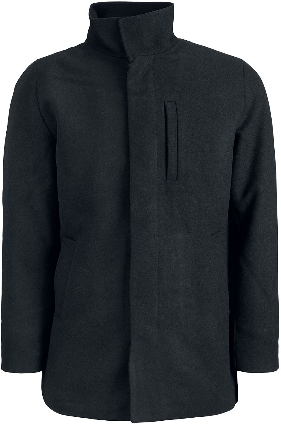 Jack & Jones Winterjacke - Dunham Wool Jacket - S bis XL - für Männer - Größe L - schwarz von jack & jones