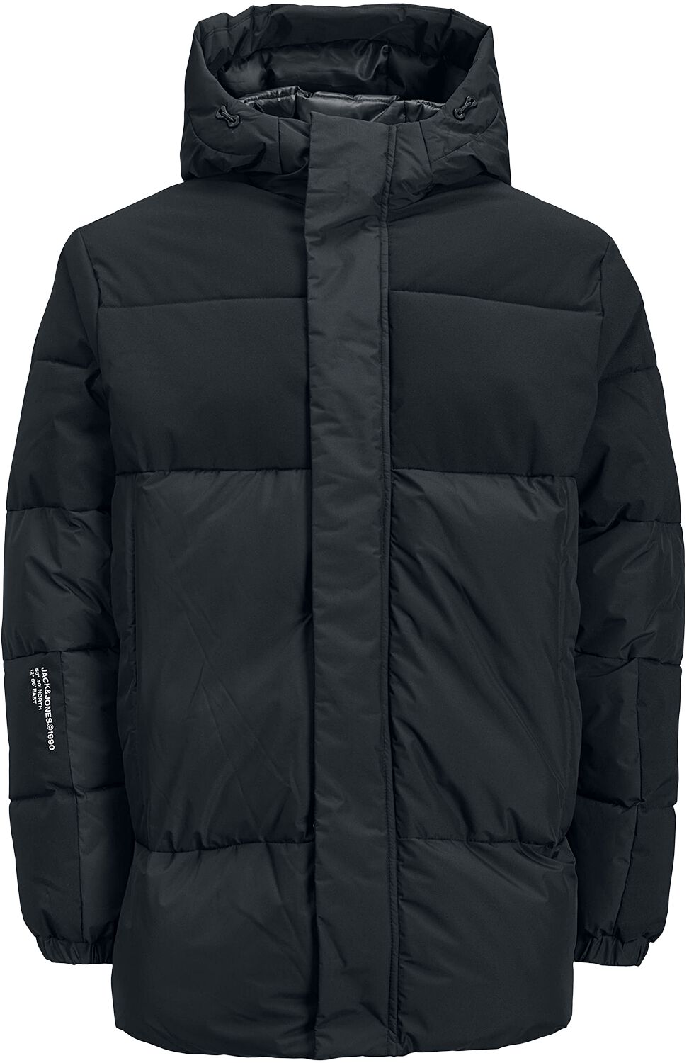 Jack & Jones Winterjacke - Force Puffer - S bis XL - für Männer - Größe M - schwarz von jack & jones