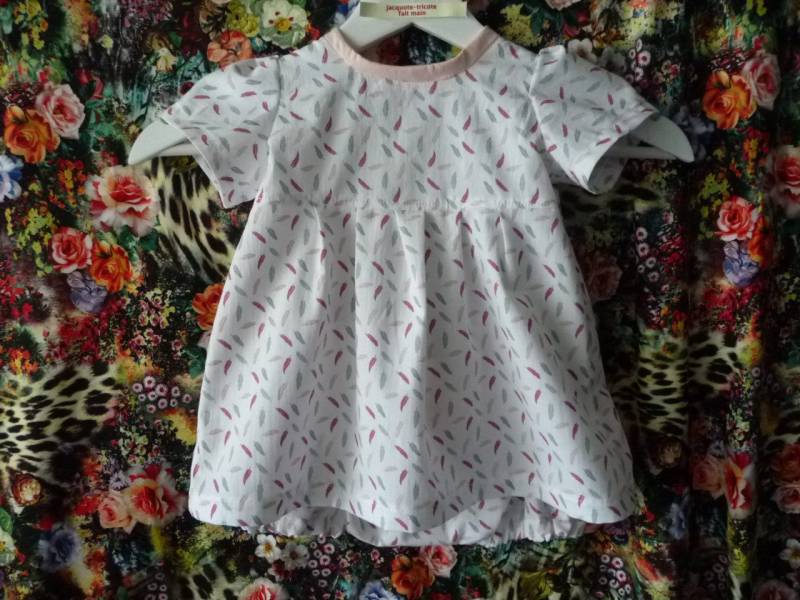 Kleid Und Bloomer, T 3 Oder 6 Monate, Partykleid, Sommerkleid, Bloomer Set von jacquotetricote