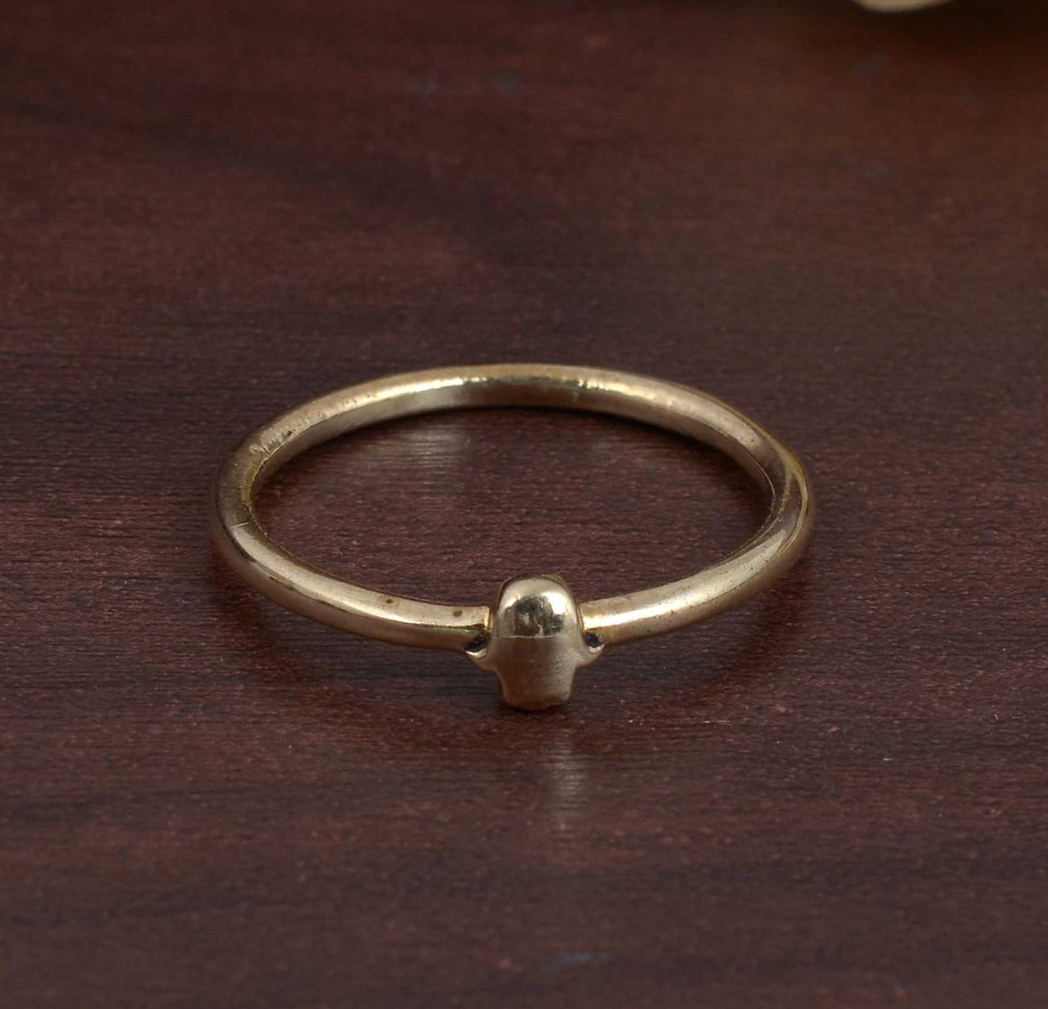 Niedlicher Kleiner Eulenring, Vintage Ring, Messing Gold Ring Eule, Boho Für Frauen, Vogel Ringe Dünner Einzigartiger von jaipurjewelryIN