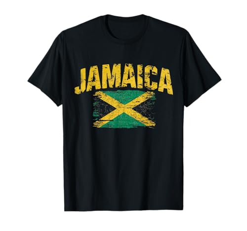 Flagge Jamaika Coole Jamaika Flaggen Herren Damen T-Shirt von jamaica jamaican flag
