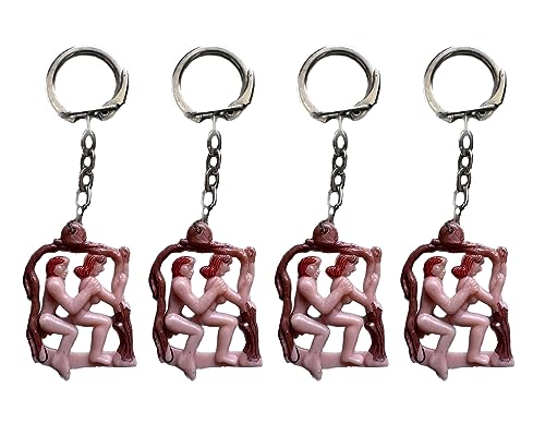 jameitop® 4 X Kamasutra Schlüsselanhänger ideal für sexy JGA Giveaway Key Chain Anhänger von jameitop