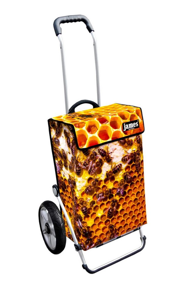 james Einkaufstrolley BEE - stabiler Einkaufswagen mit individuellem Design, Handmade in Austria - Einkaufsbegleiter mit viel Stauraum - trägt 40kg james Einkaufstrolley BEE - stabiler Einkaufswagen mit individuellem Design, Handmade in Austria - Einkaufsbegleiter mit viel Stauraum - trägt 40kg von james