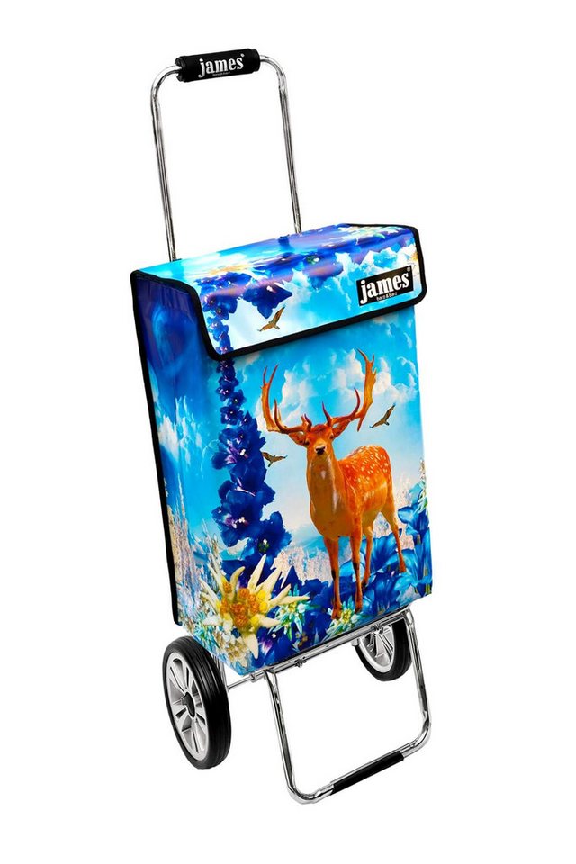 james Einkaufstrolley EDELWEISS - stabiler Einkaufswagen mit individuellem Design, Handmade in Austria - Einkaufsbegleiter mit viel Stauraum - trägt 40kg james Einkaufstrolley EDELWEISS - stabiler Einkaufswagen mit individuellem Design, Handmade in Austria - Einkaufsbegleiter mit viel Stauraum - trägt 40kg von james