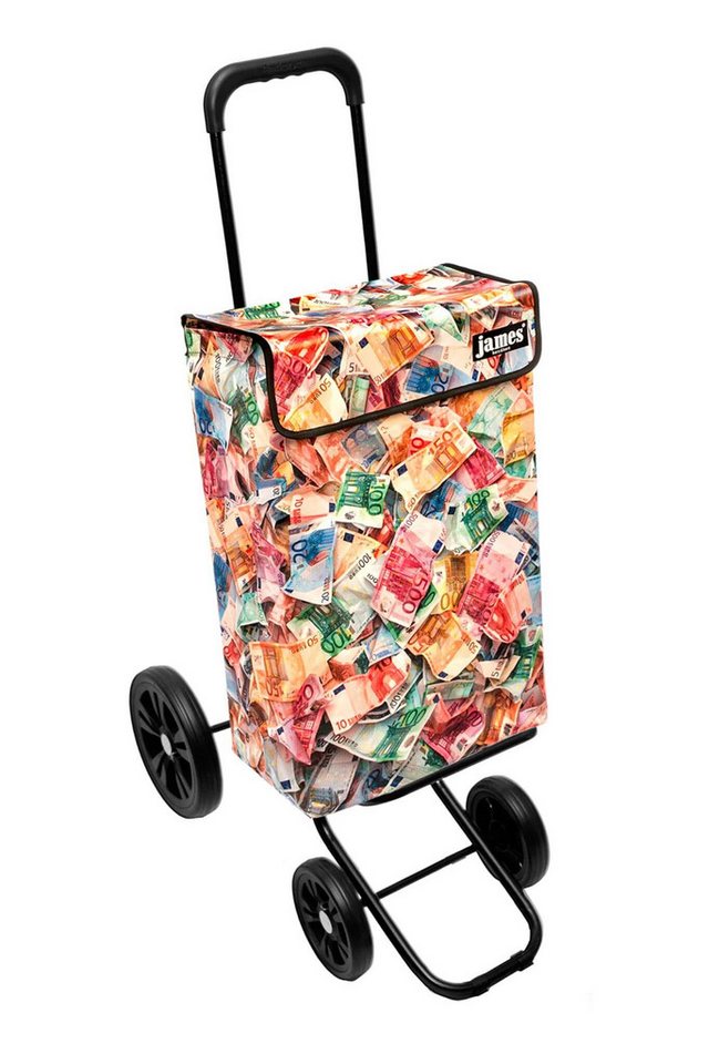 james Einkaufstrolley MONEY - stabiler Einkaufswagen mit individuellem Design, Handmade in Austria - Einkaufsbegleiter mit viel Stauraum - trägt 40kg james Einkaufstrolley MONEY - stabiler Einkaufswagen mit individuellem Design, Handmade in Austria - Einkaufsbegleiter mit viel Stauraum - trägt 40kg von james