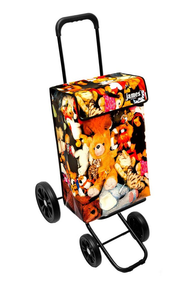 james Einkaufstrolley TEDDY - stabiler Einkaufswagen mit individuellem Design, Handmade in Austria - Einkaufsbegleiter mit viel Stauraum - trägt 40kg von james