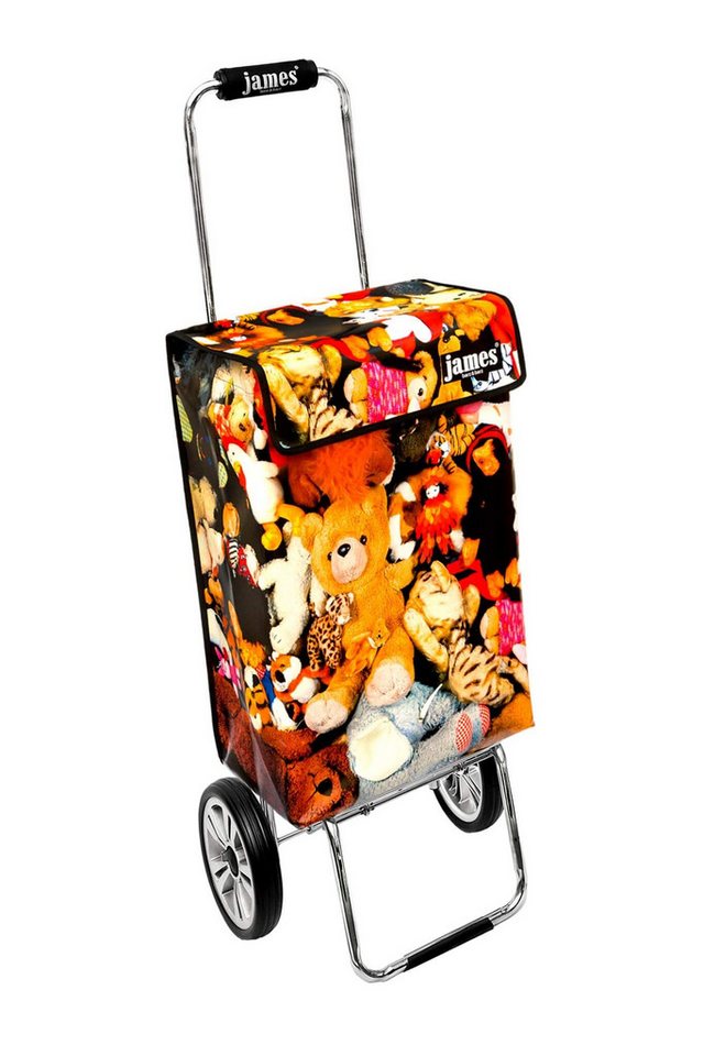 james Einkaufstrolley TEDDY - stabiler Einkaufswagen mit individuellem Design, Handmade in Austria - Einkaufsbegleiter mit viel Stauraum - trägt 40kg von james