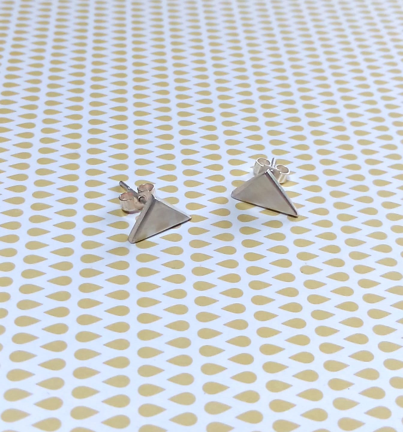 Silber Dreieck - Sterling Ohrstecker Ohrringe Silber Dreieck - Sterling Ohrstecker Ohrringe von jamesalicejewellery