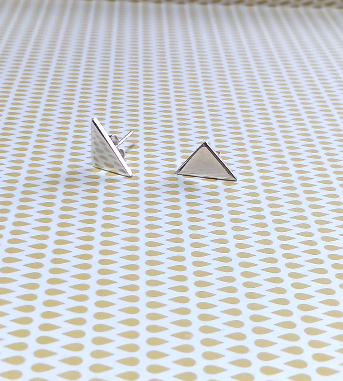 Silber Dreieck - Sterling Ohrstecker Ohrringe Silber Dreieck - Sterling Ohrstecker Ohrringe von jamesalicejewellery