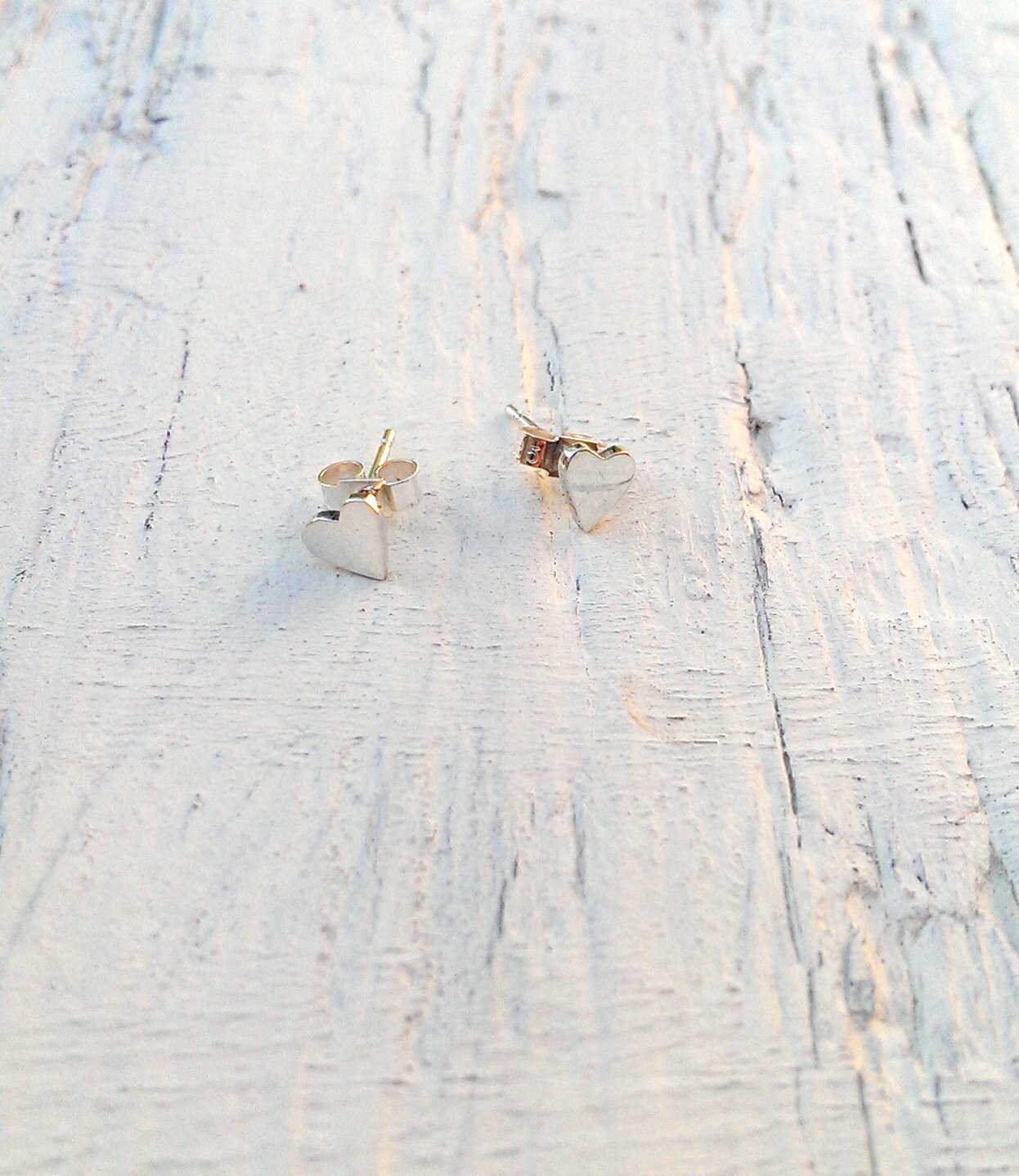 sterling Silberohrringe - Herz Geformt Silber Ohrstecker Herzohrringe sterling Silberohrringe - Herz Geformt Silber Ohrstecker Herzohrringe von jamesalicejewellery