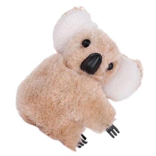jamgeery Fuzzy Koala Haarspangen für Mädchen | Tragbare Haarklammer | Dekorative Haarspange | Niedliche Haarklammern für dünnes dickes Haar | Haarspangen Zubehör von jamgeery