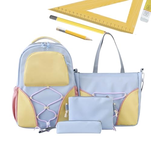 jamgeery Studenten-Rucksack – Tasche für Bücher | Rucksack mit großem Fassungsvermögen und Federmäppchen, Reise-Büchertasche für Lehrbücher, Schreibwaren, kurze Reisen, Einkaufen, tägliches Studium von jamgeery