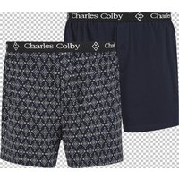 2er Pack Boxershorts LORD HOPKINSON Charles Colby dunkelblau von Charles Colby