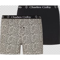 2er Pack Boxershorts LORD PALLONY Charles Colby grau von Charles Colby