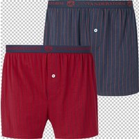 2er Pack Boxershorts NICKE Jan Vanderstorm rot dunkelblau 2er Pack Boxershorts NICKE Jan Vanderstorm rot dunkelblau von jan vanderstorm