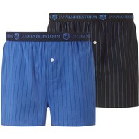 2er Pack Boxershorts NICKE royalblau dunkelblau von jan vanderstorm