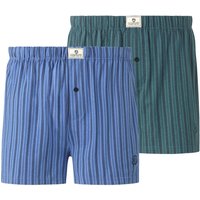 2er Pack Boxershorts THURE blau petrol von jan vanderstorm