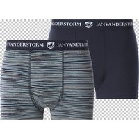 2er Pack Retropants RUNEBORG blau von jan vanderstorm