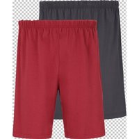2er Pack kurze Schlafhose LORD KEENA Jan Vanderstorm rot von jan vanderstorm