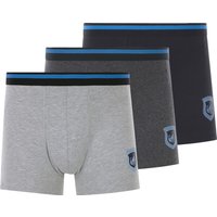3er Pack Retropants VELJOR grau von jan vanderstorm